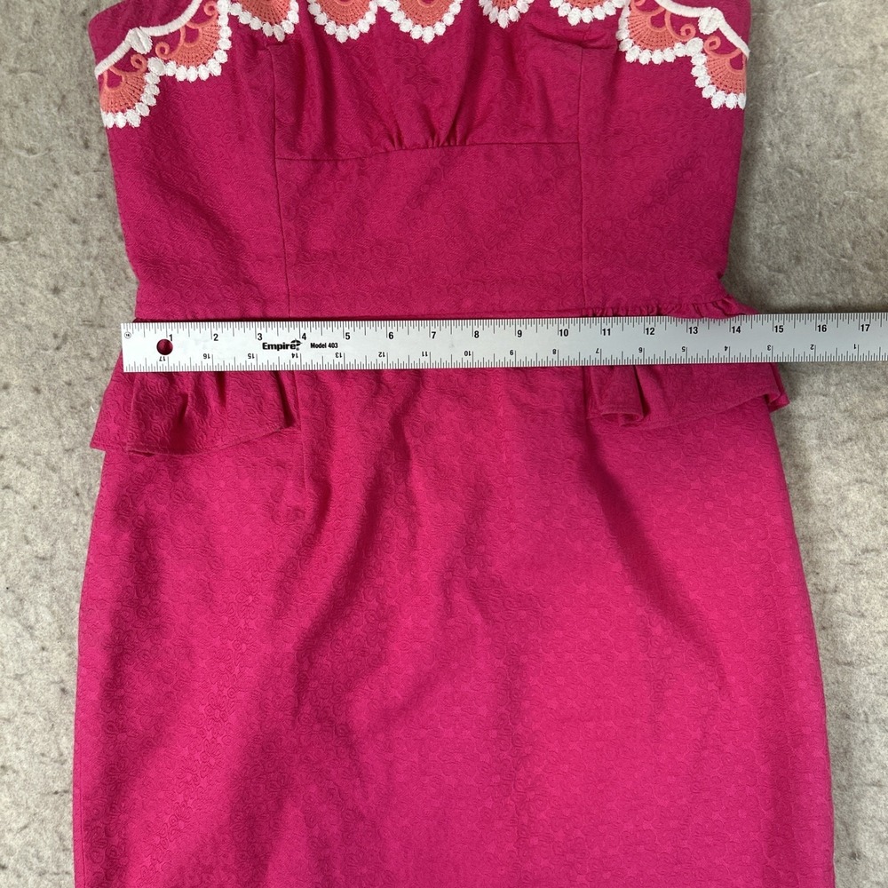 Lilly Pulitzer Womens Maybell Strapless Mini Dress Azalea Pink Size 2 Feminine - Picture 2 of 9